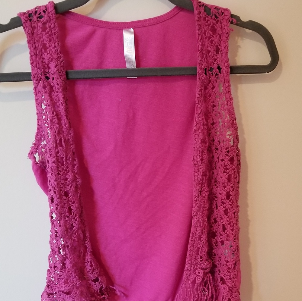 Pink vest